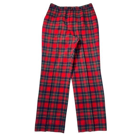 PENDLETON Womens 14 Wool Royal Stewart Tartan Plaid Pants - Picture 2 of 7